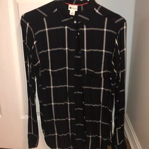 Black Checkered Flannel